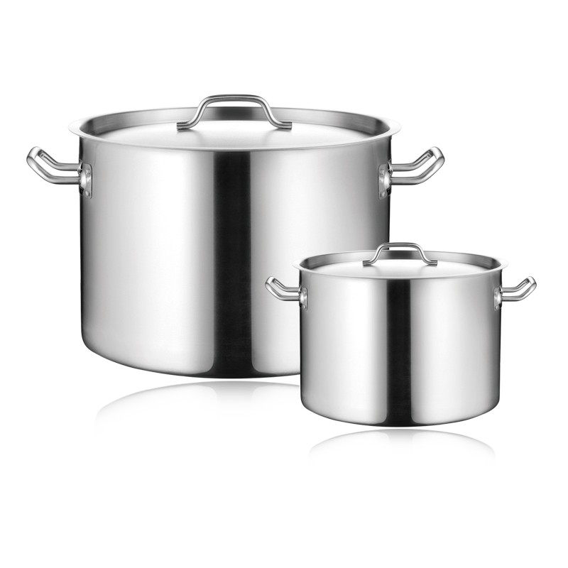 COMMERCIAL SS SAUCEPOT WITH SANDWICH BOTTOM & LID (03STYLE)