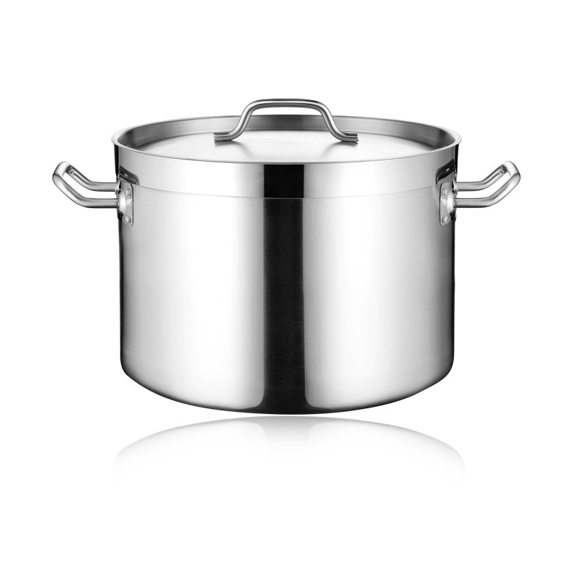 COMMERCIAL SS SAUCEPOT WITH SANDWICH BOTTOM & LID (04STYLE)