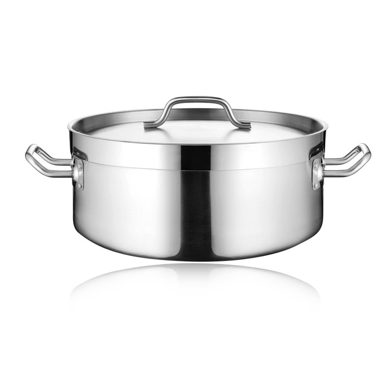 COMMERCIAL SS CASSEROLE WITH SANDWICH BOTTOM & LID (04STYLE)