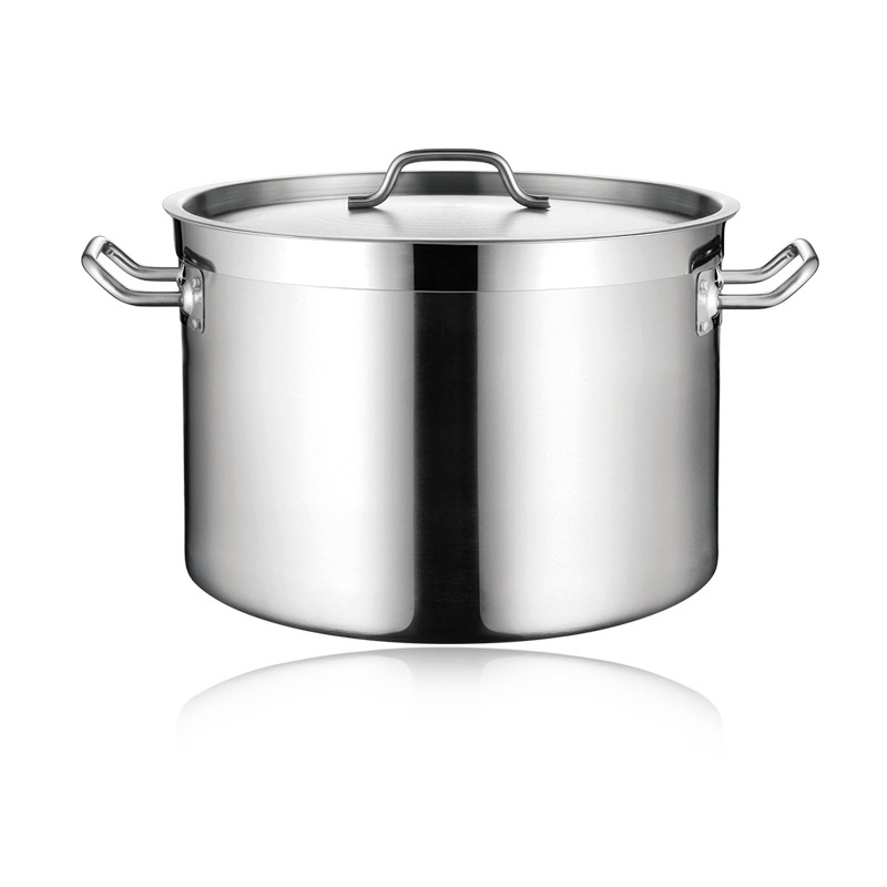  SS SAUCEPOT WITH THICK BOTTOM & LID