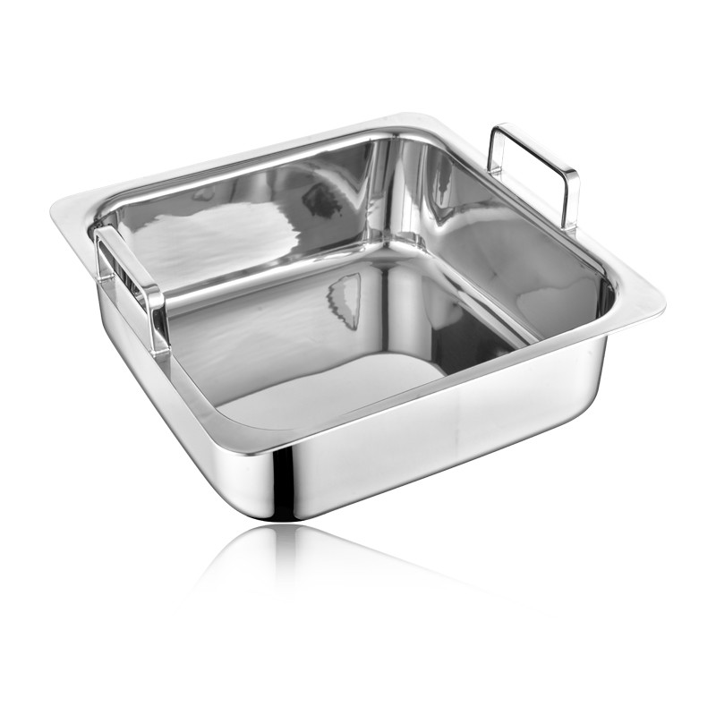 TRI-PLY UPRIGHT HANDLE RECTANGLE POT - SFGS