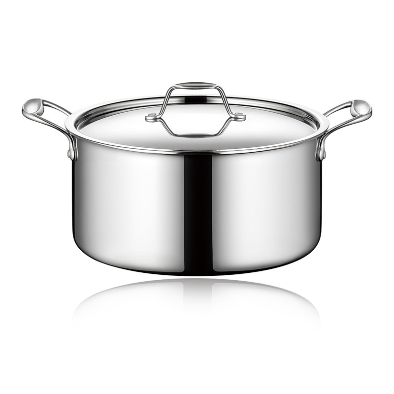 TRI-PLY SAUCEPOT WITH LID