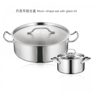 SS CASSEROLE WITH SANDWICH BOTTOM (03STY