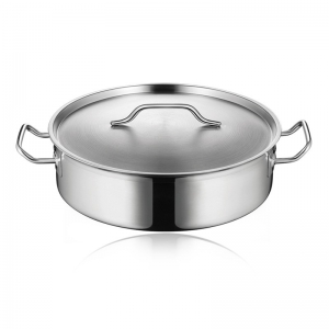 SS CASSEROLE WITH SANDWICH BOTTOM (05STY