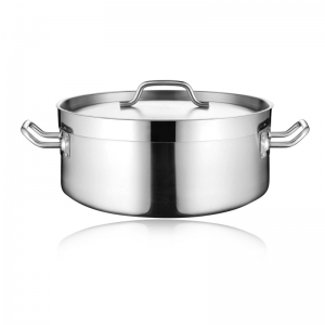 COMMERCIAL SS CASSEROLE WITH SANDWICH BOTTOM & LID (04ST